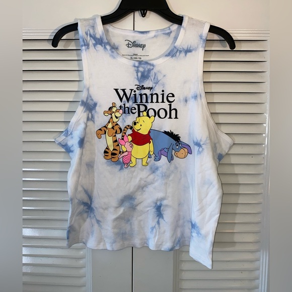 Disney Winnie The Pooh Group Tie-Dye Tank Top - Picture 2 of 6
